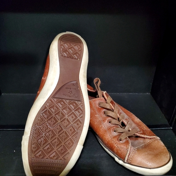 Brown genuine leather converse - Picture 7 of 7